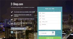 Desktop Screenshot of 2-shop.com